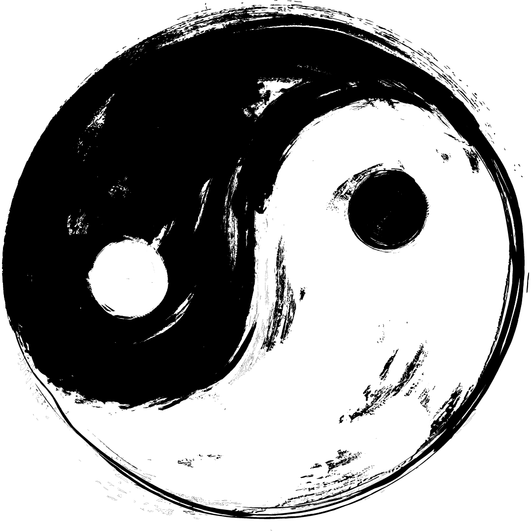 Gezeichnetes Logo von Yin Yang Arts